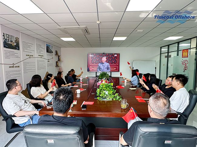 承阅兵荣光 凝爱国力量 —— ag凯发k8国际海工纪念抗战胜利 80 周年 承阅兵荣光 凝爱国力量 —— ag凯发k8国际海工纪念抗战胜利 80 周年