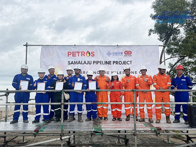 “百万工时零事故”——ag凯发k8国际海工树立国际项目安全新标杆 “百万工时零事故”——ag凯发k8国际海工树立国际项目安全新标杆